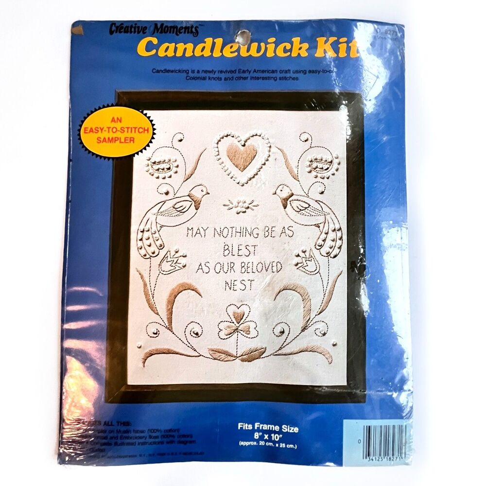 Creative Moments Candlewick Kit #8271 "BLEST ... NEST" New Sealed